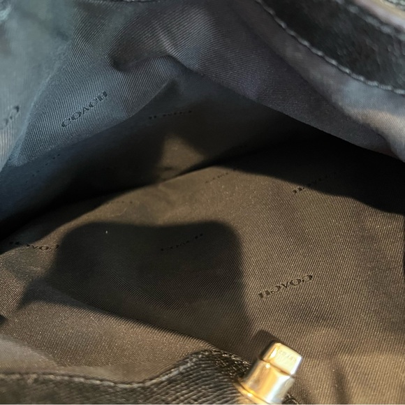 Coach Turnlock Tote (29086) Black EUC - Picture 9 of 12